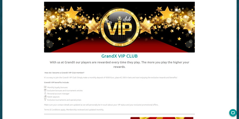 GrandX VIP